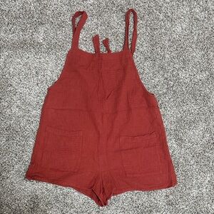 Xhilaration Brick Red One Piece